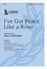I've Got Peace Like a River SATB choral sheet music cover